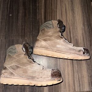 Red Wing Shoes Tan and Brown Men's Boots- Traction Tred Lite-BOA SAFETY TOE